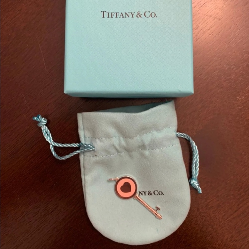 Tiffany & Co. Pink Key Charm